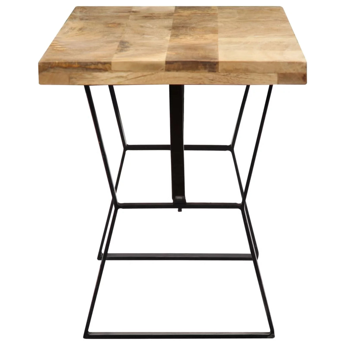 63" Solid Mango Wood Bench U1348