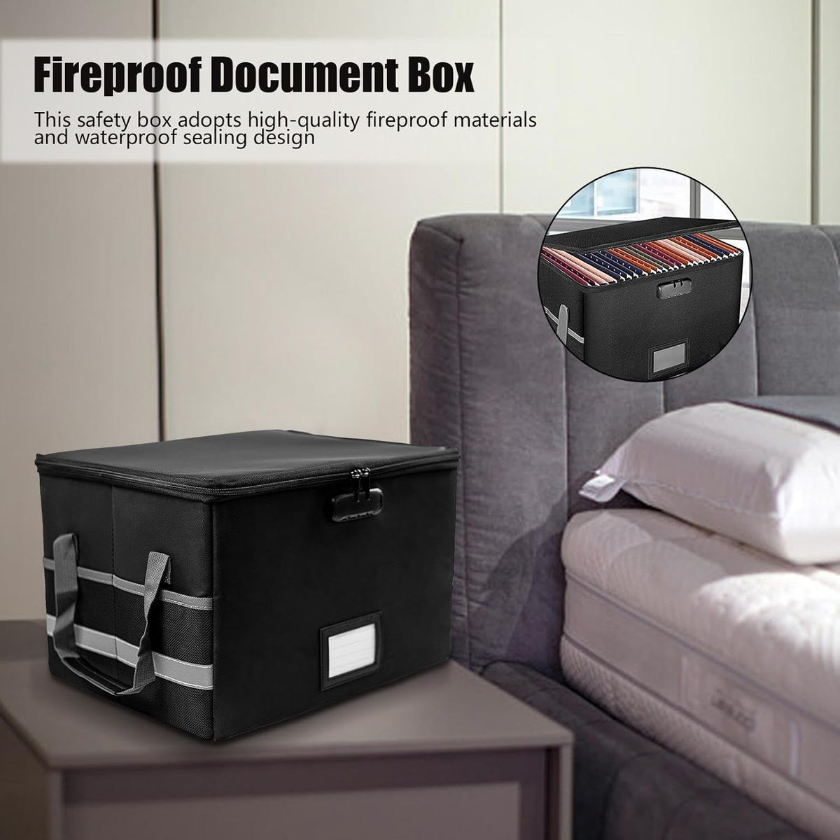 Fire Proof Storage Box with Lock F447