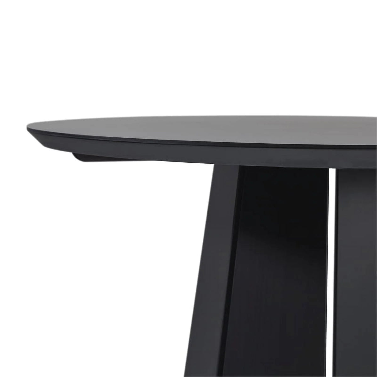 Black Round Pedestal Dining Table T71139
