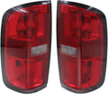 Red Lens Halogen Tail Light Set of 2 Q581764