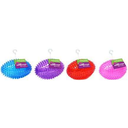 4.5” Spiky Squeaker Football Dog Toy E730109