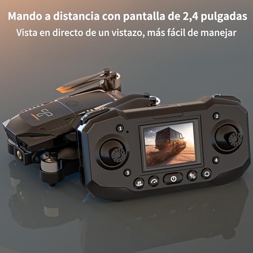 Drone with 2.4" Screen, Brushless Motor FPV Drone with Camera, 8GB SD Card Y2640