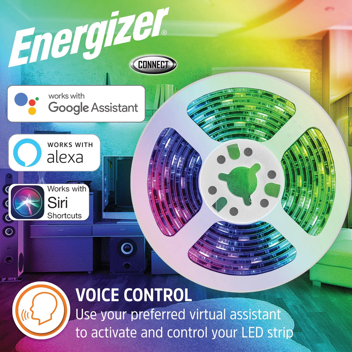 16.4ft Smart Multi-Color Dimmable LED Light Strip S2889