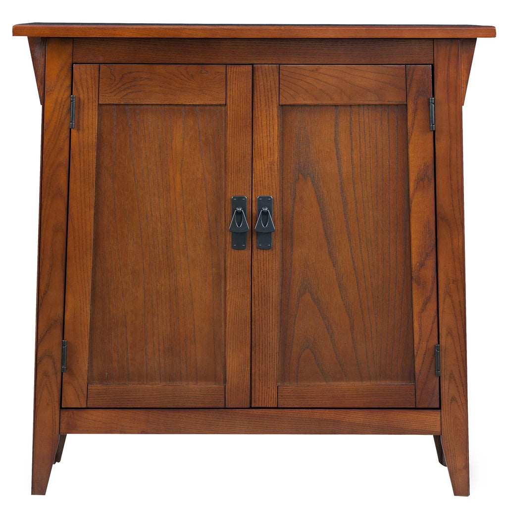 Solid Wood Hall Stand, Rich Russet Finish H20214