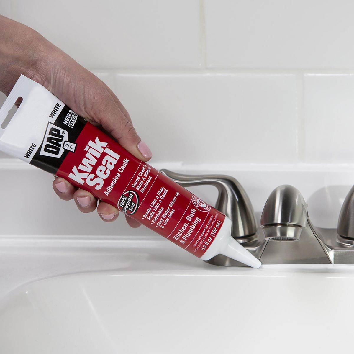 5.5 oz. Tub and Tile Adhesive Caulk V8242