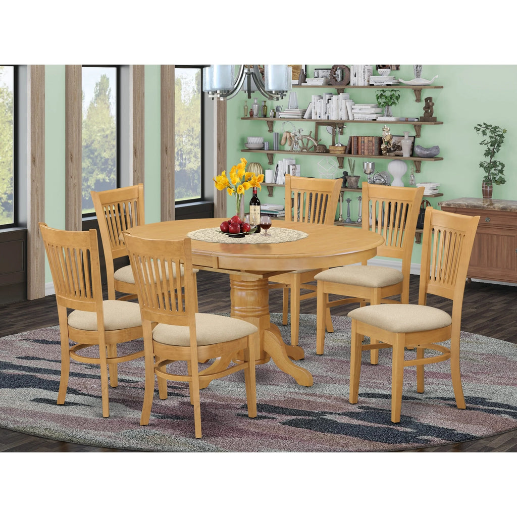 7 Piece Dining Table and 6 Chairs A638557