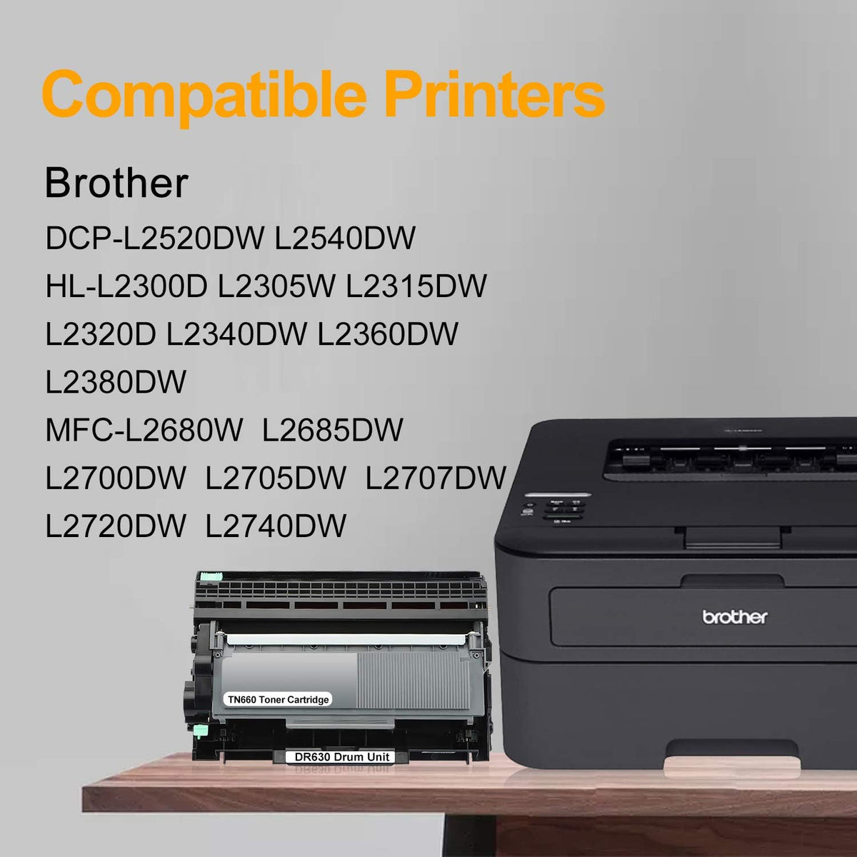 Compatible Drum Unit and Toner Cartridge Replacement Combo Pack S917938