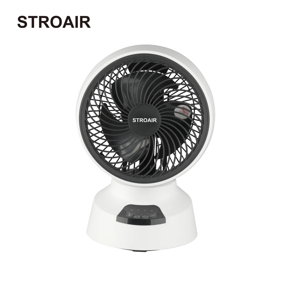 White Oscillating Table Fan D470