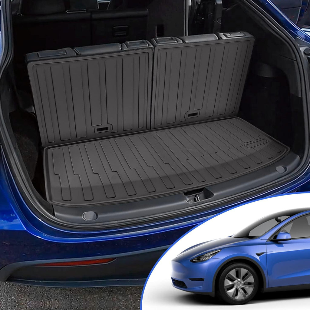 Tesla Model Y Trunk Mat Cargo Liner with Backrest Mat for 7 Seats Y16480