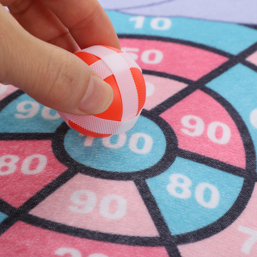 Cartoon Dart Board Game Set with Sticky Balls R136