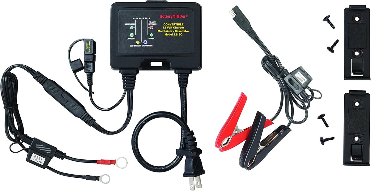 12 Volt 1.5 AMP Battery Charger Maintainer Desulfator O789