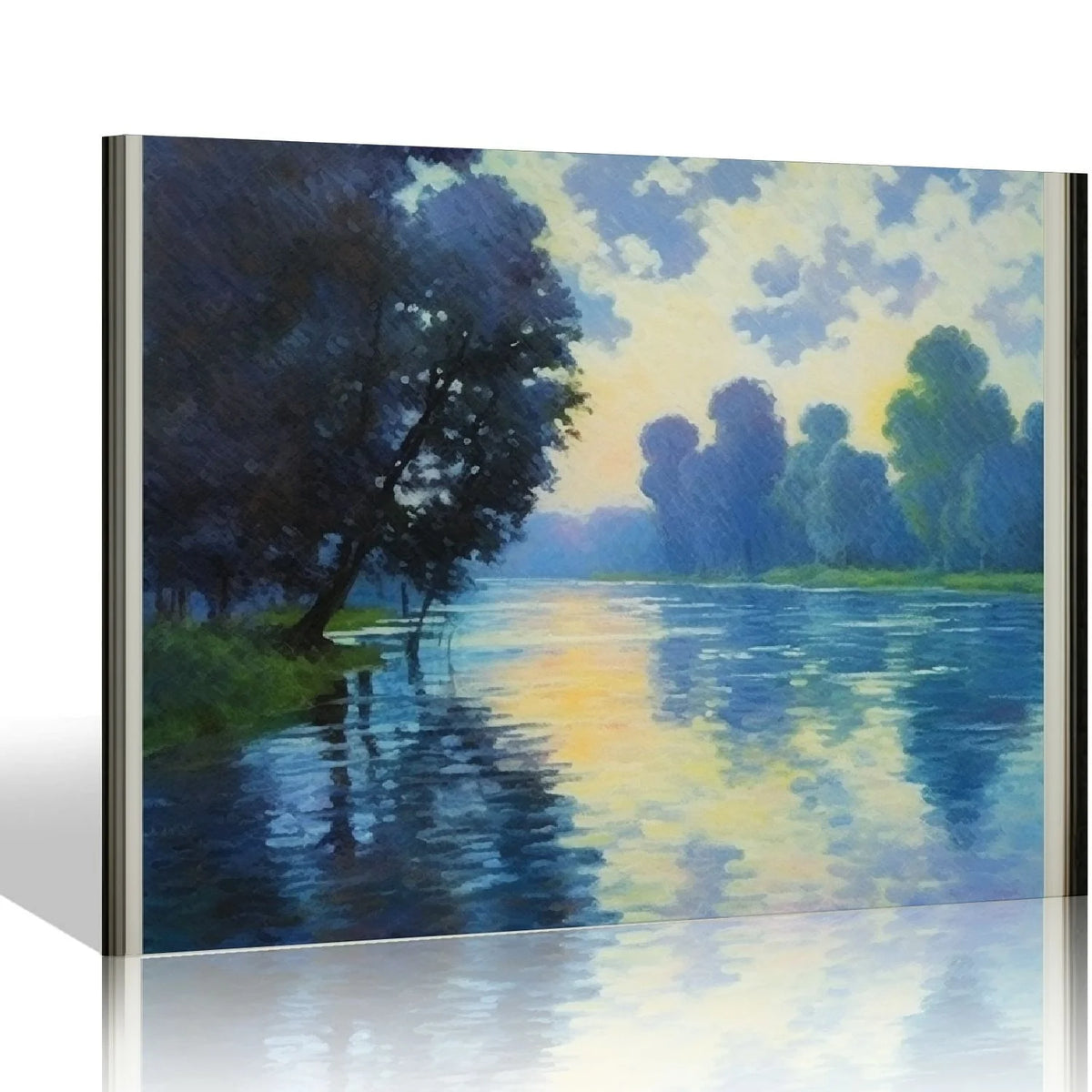 Canvas Wall Art Hand Made Ornate Frame E75661
