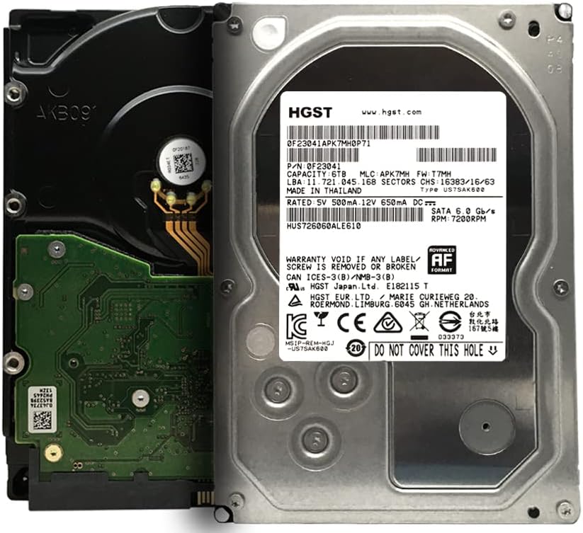6TB 7200 RPM SATA 6Gb/s 128MB Cache 3.5-Inch Enterprise Hard Drive (Renewed) Pack of 2 C596