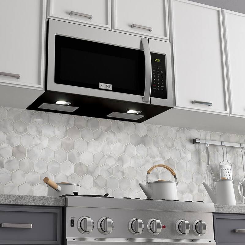900-Watt Over the Range Microwave in Stainless Steel Y56107