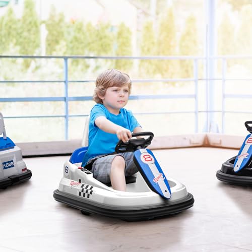 Red 6V Kids Electric Ride on Bumper Car with EVA Bumper Edges M287517