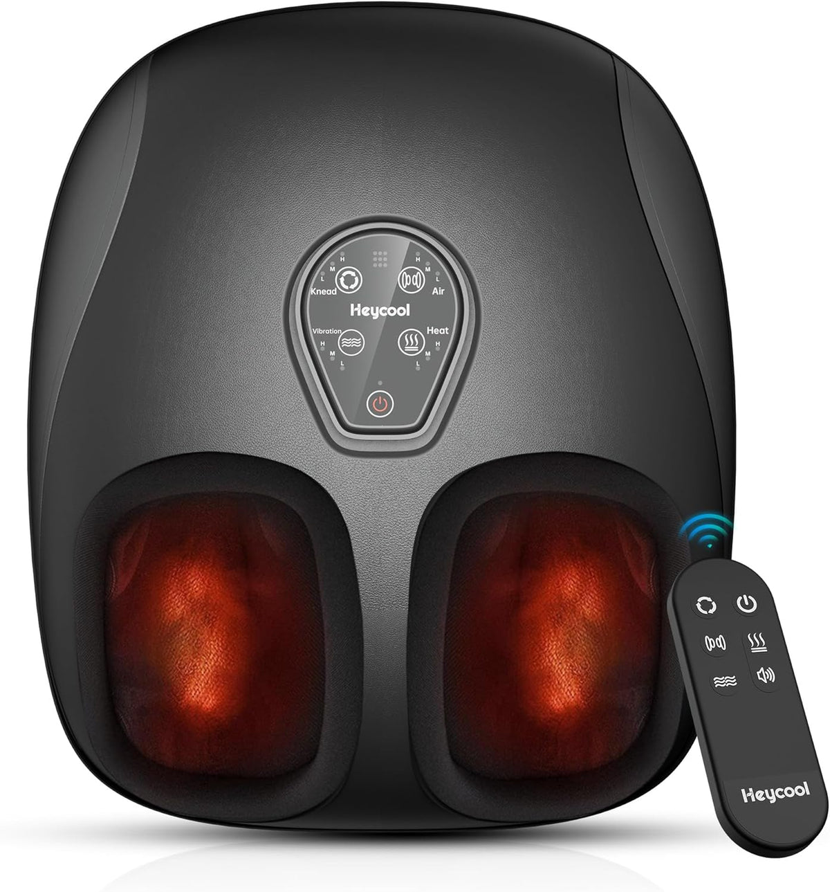 Electric Foot Massager with Heat, Deep Kneading, Compression, Vibration, Remote Control V226