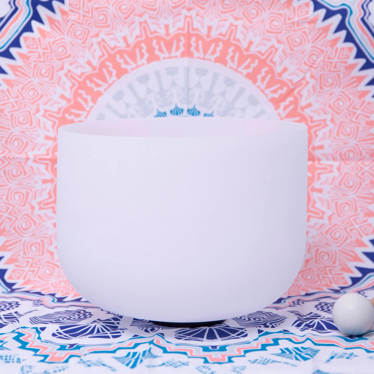 8 inch Frosted Quartz Crystal Singing Bowl M944
