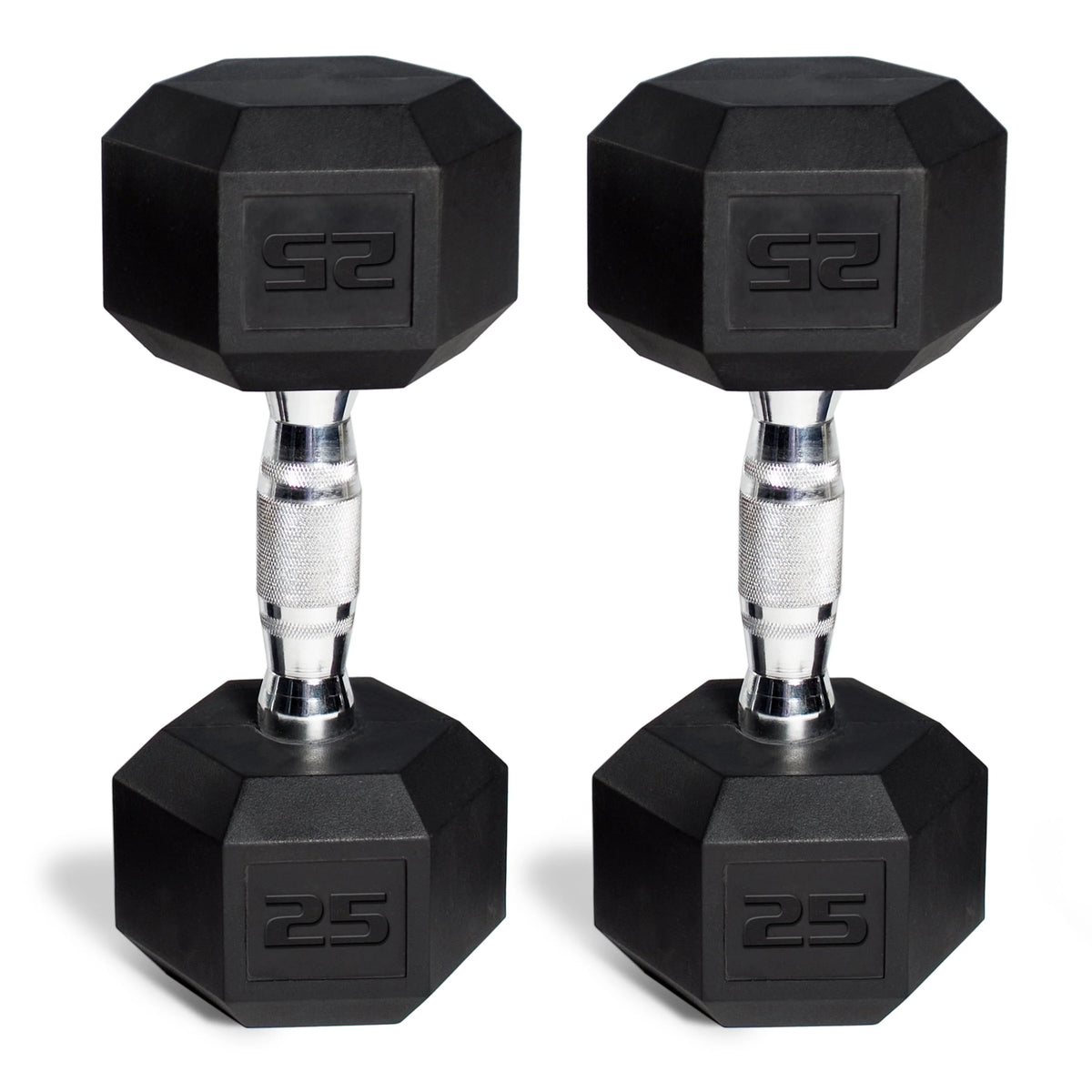150lb Rubber Hex Dumbbell Set F54140