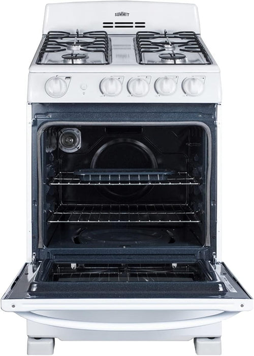 24" Freestanding Gas Range with 2.9 cu. ft. Oven Capacity in White R52094