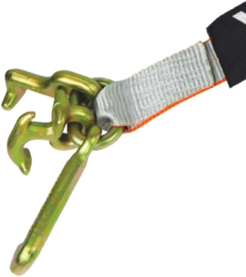 96 Inch 2 Pack Car Tie Down with Frame Hook Cluster Q6789