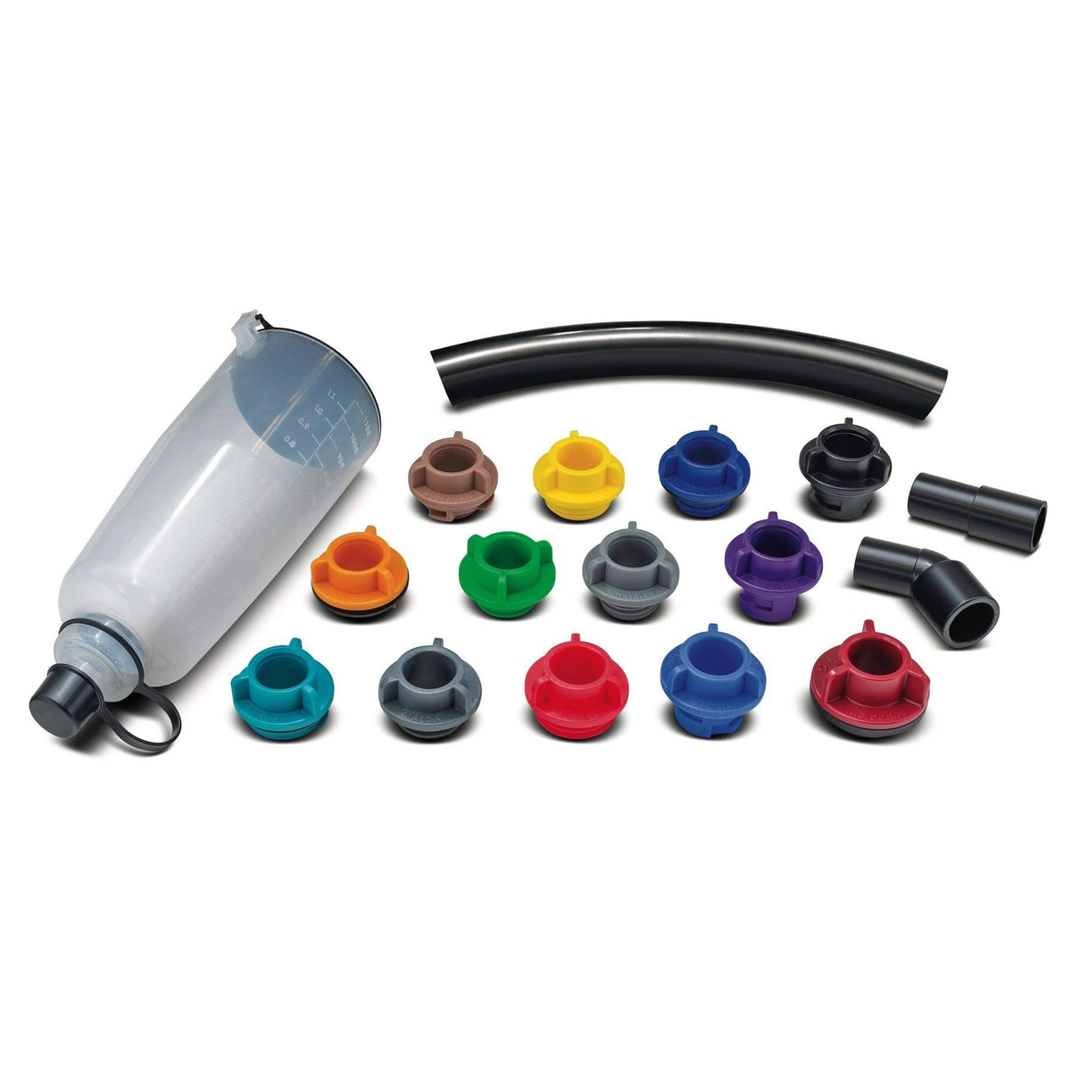 17 Piece Oil Fill Set with OEM Adapters R407317