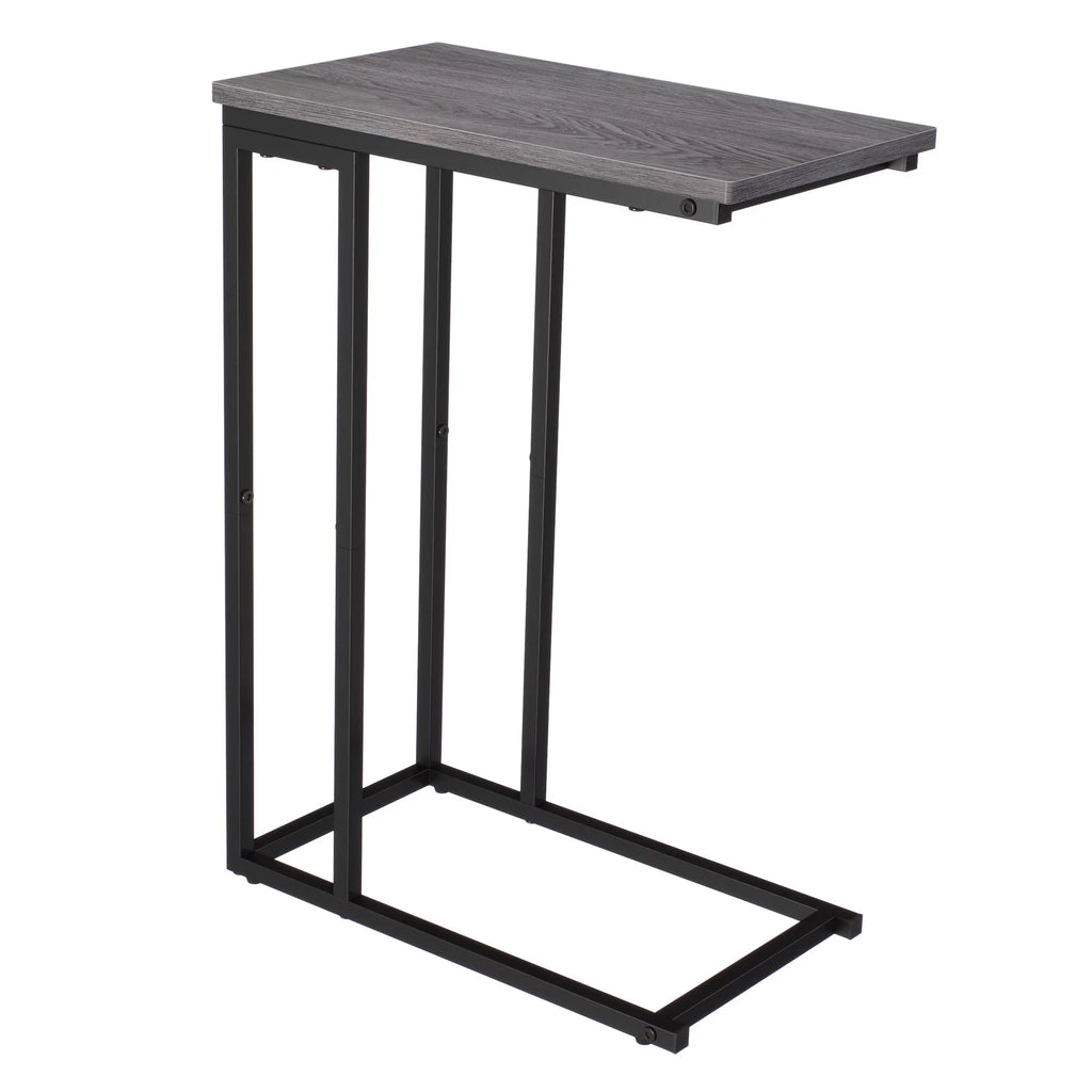 Small C Shaped End Table Grey O809913