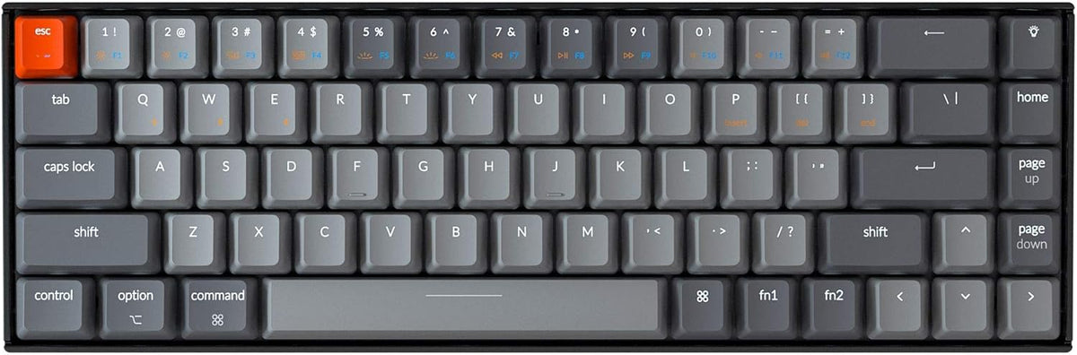 Hot Swappable Wireless Mechanical Gaming Keyboard 65% Compact 68-Key RGB Y636476