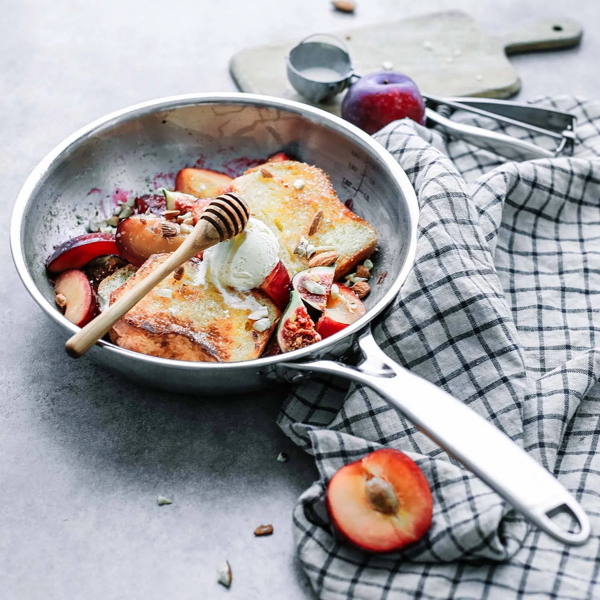 6.5-Inch Stainless Steel Frying Pan R3708