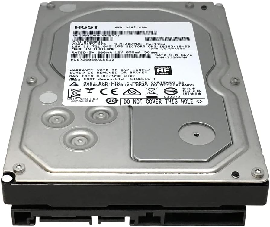 6TB 7200 RPM SATA 6Gb/s 128MB Cache 3.5-Inch Enterprise Hard Drive (Renewed) Pack of 2 C596