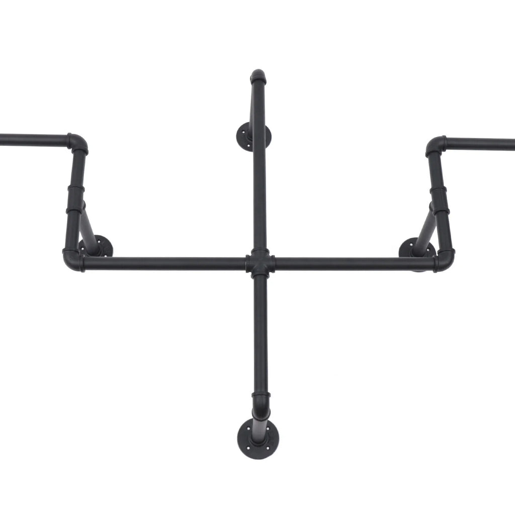 Black Wall Mounted Clothes Rack J820