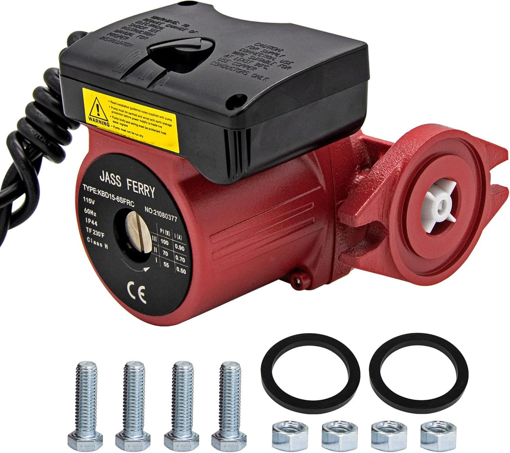 Recirculation Pump 115V 1/25 HP Cast Iron Flange Pack of 2 W30783