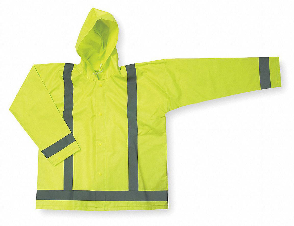 Yellow/Green XL Rain Jacket D379