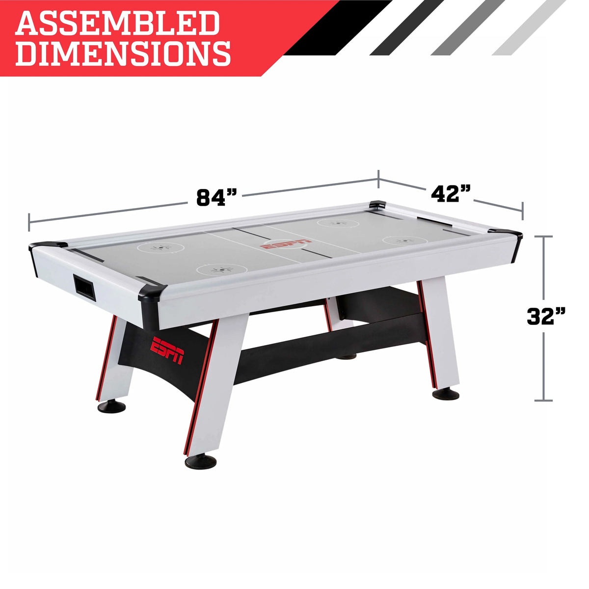 84 inch Air Hockey Table with Electronic Scorer N97493