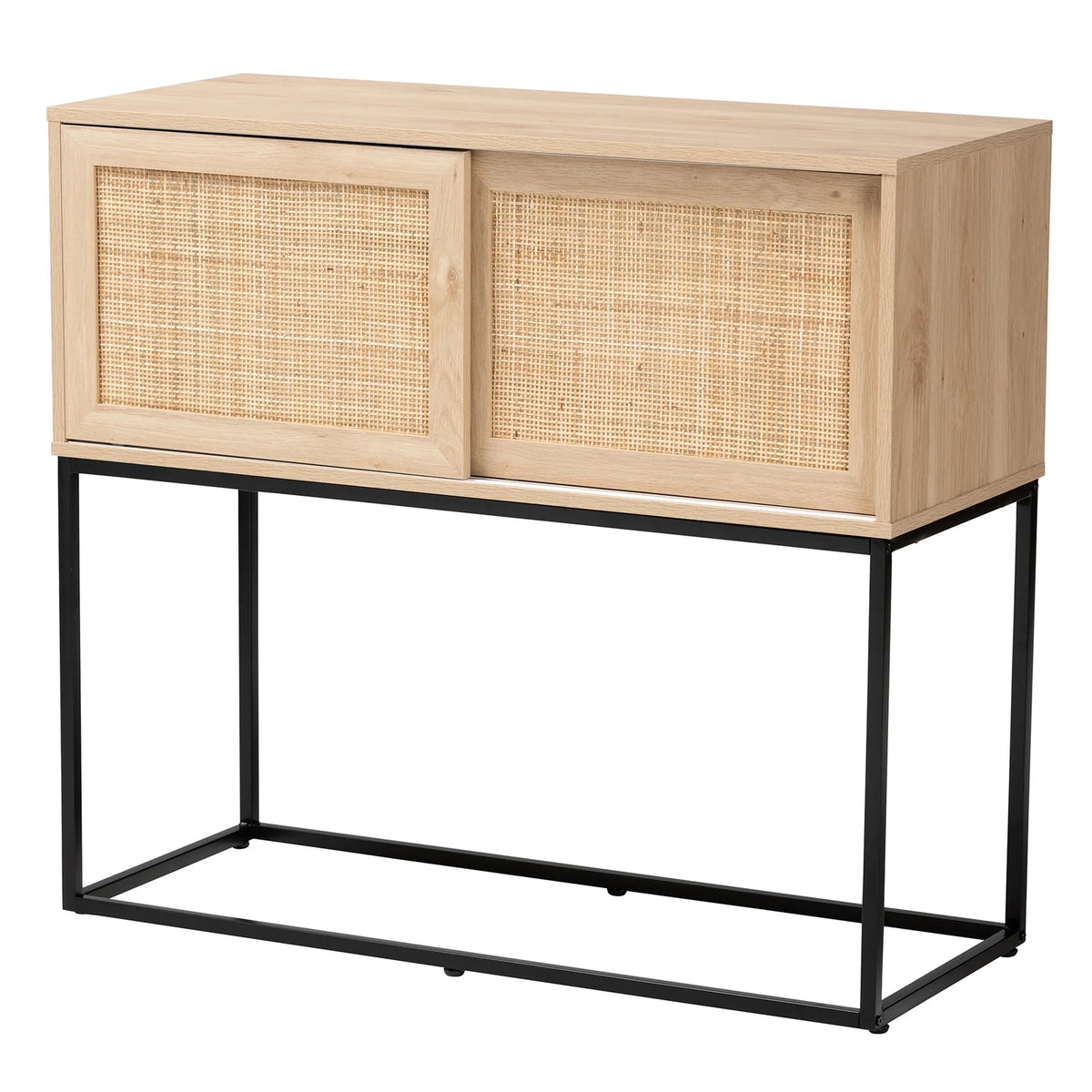 Natural Brown Finished Wood Sideboard Buffet B769083
