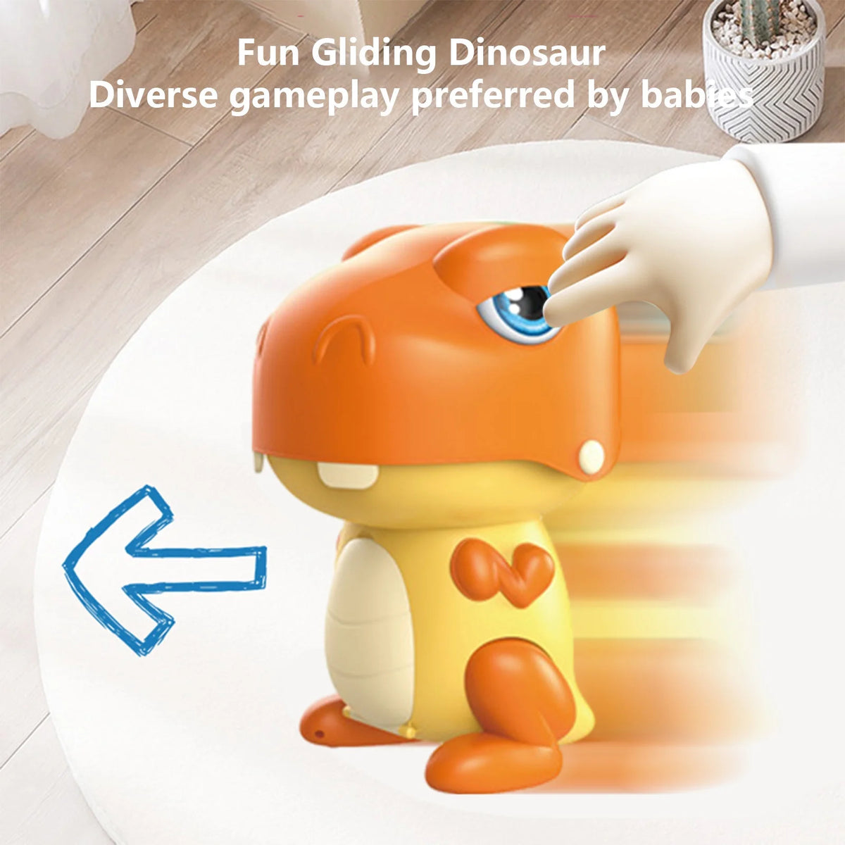Dinosaur Storage Set Cooking Toy Kitchen Set with Play Food for Toddlers C70998