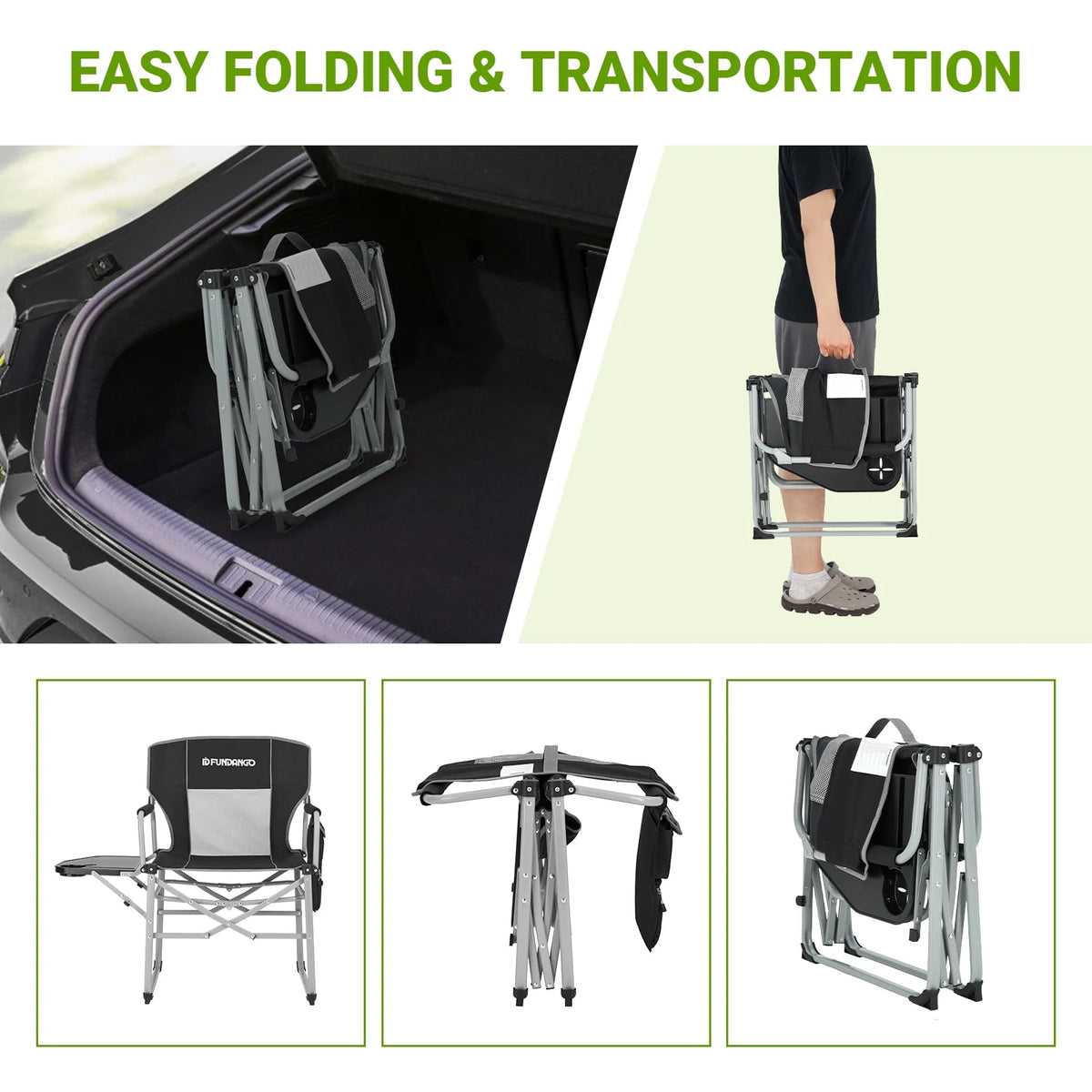 Heavy Duty Folding Camping Chair L340