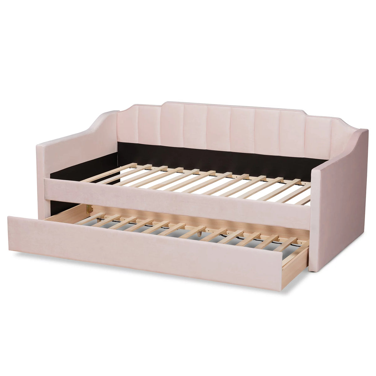 Pink Twin Daybed with Trundle K371