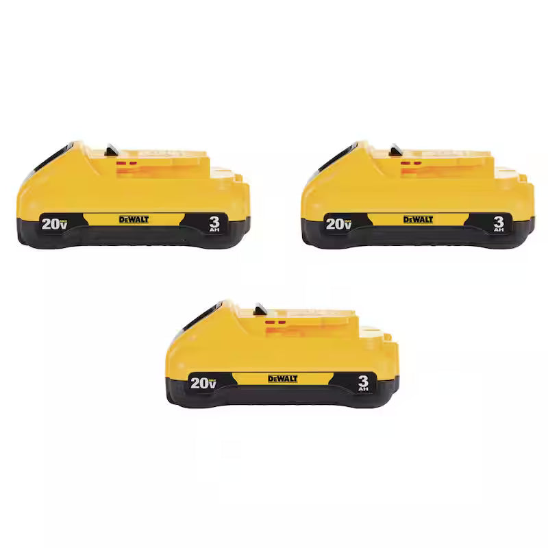 20V MAX Lithium-Ion 3.0Ah Compact Battery Pack 3-Pack J42178