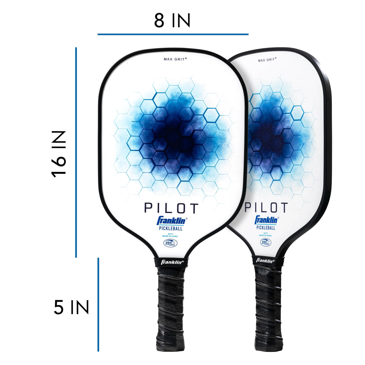 Blue Polypropylene Core Pickleball Paddle R72256