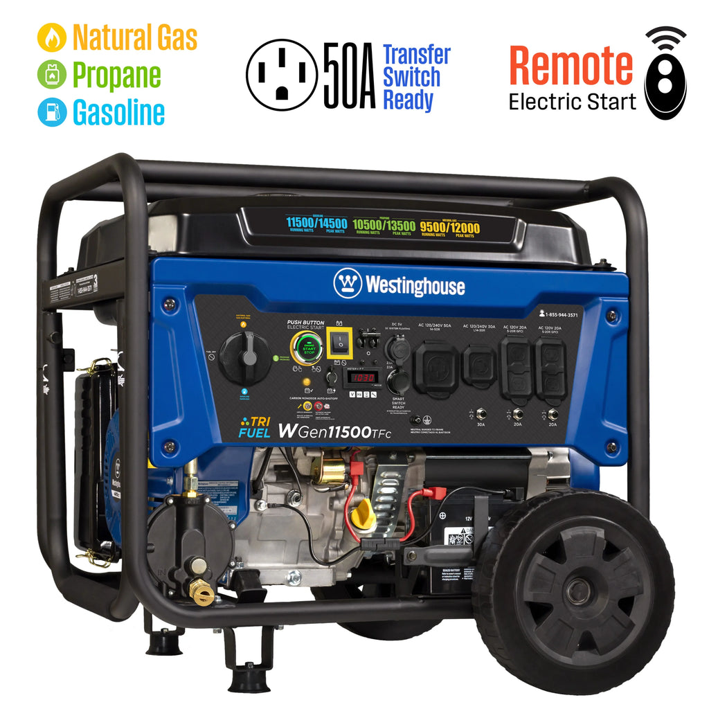 14,500 Watt Tri-Fuel Portable Generator E443147