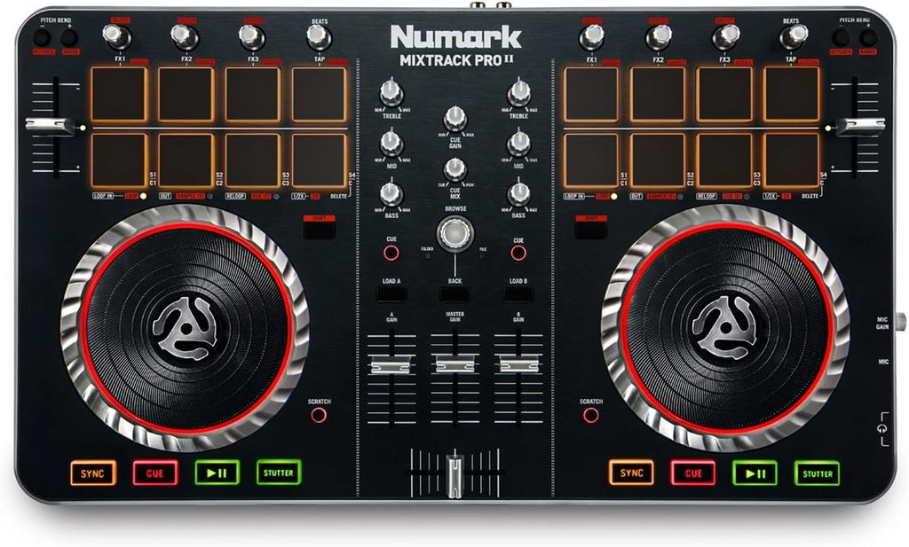 USB DJ Controller with Trigger Pads L587