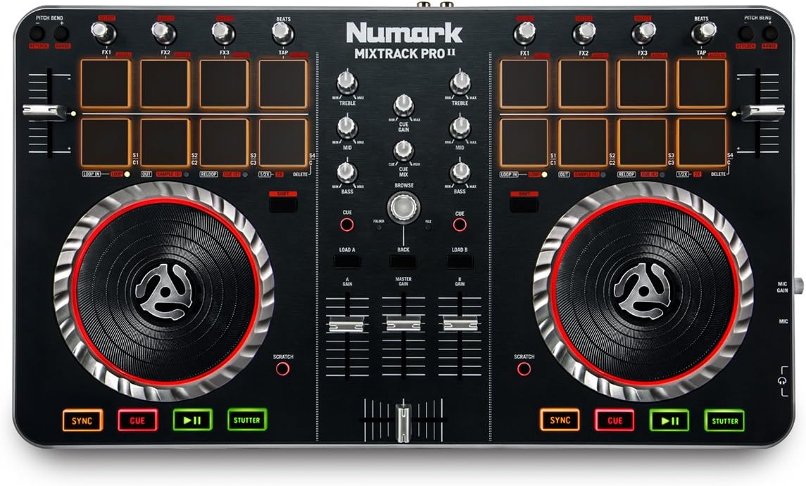 USB DJ Controller with Trigger Pads L587