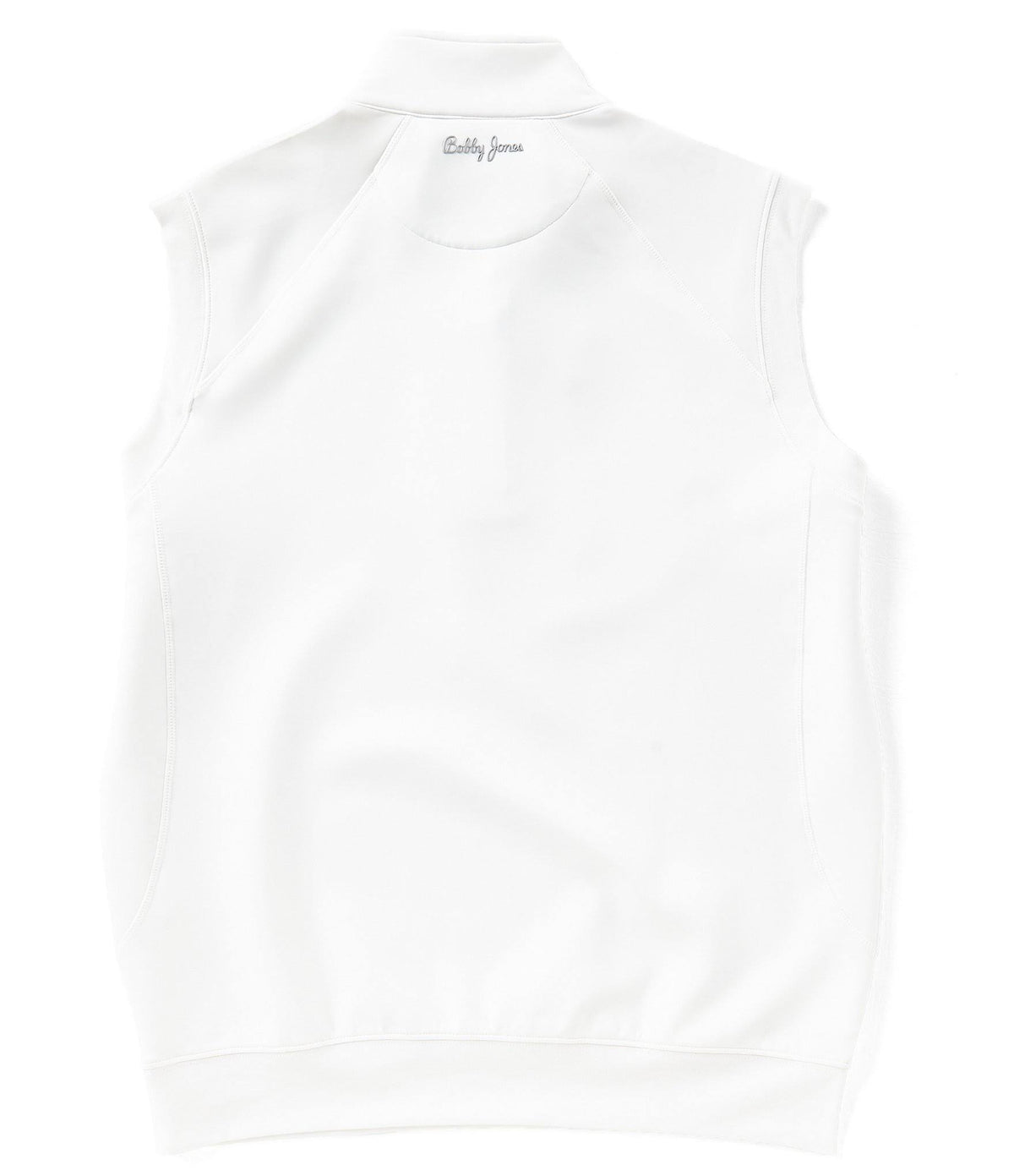 White 1/4 Zip Vest D17517