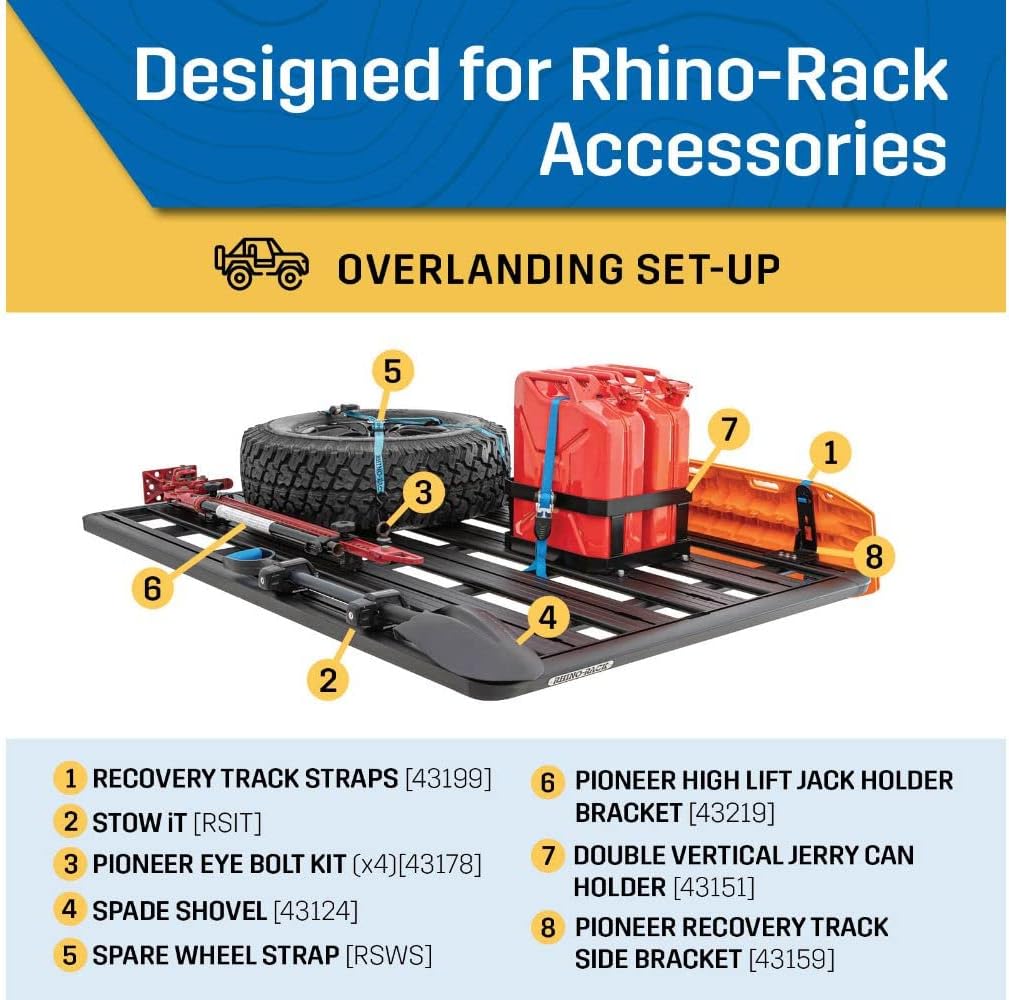 Black Aluminum Roof Rack Kit for Toyota Tundra Crewmax 2022+ V51576