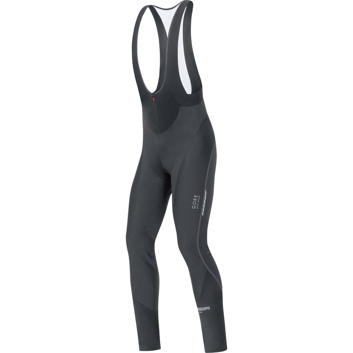 Black Medium Windstopper Soft Shell Bibtights R47701