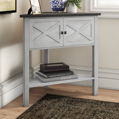2 Doors Corner Accent Cabinet Q674