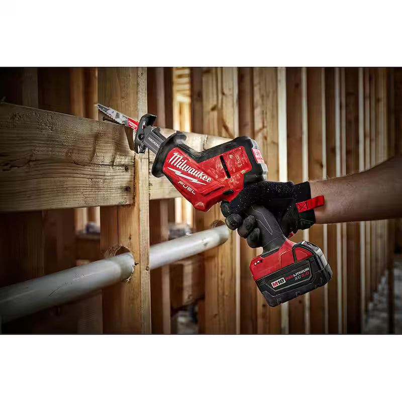 18V Lithium-Ion Brushless Cordless Reciprocating Saw Kit with Carbide Teeth Blade F44339
