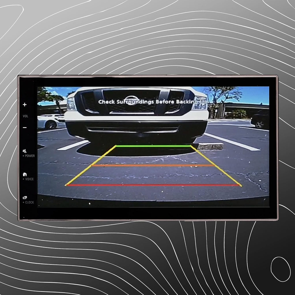 6.8” Double Din Complete Radio Kit Package with Touchscreen Radio, Dash Kit, Can Bus Interface, Camera Input and Antenna Adapter M93786