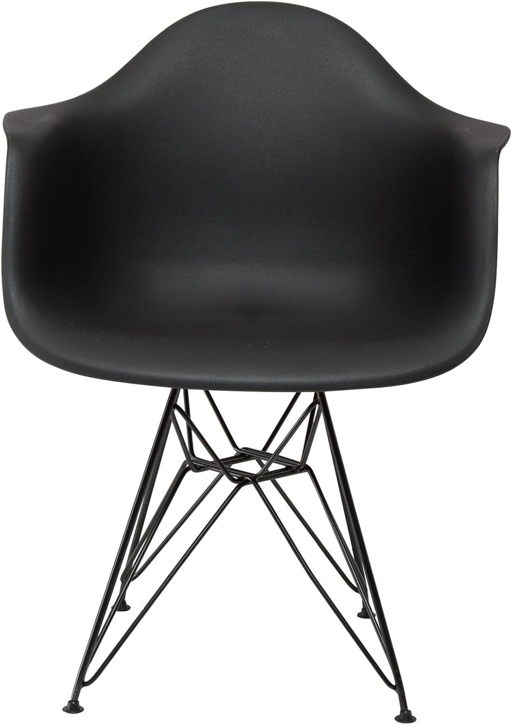 Black Arm Shell Chair V18613