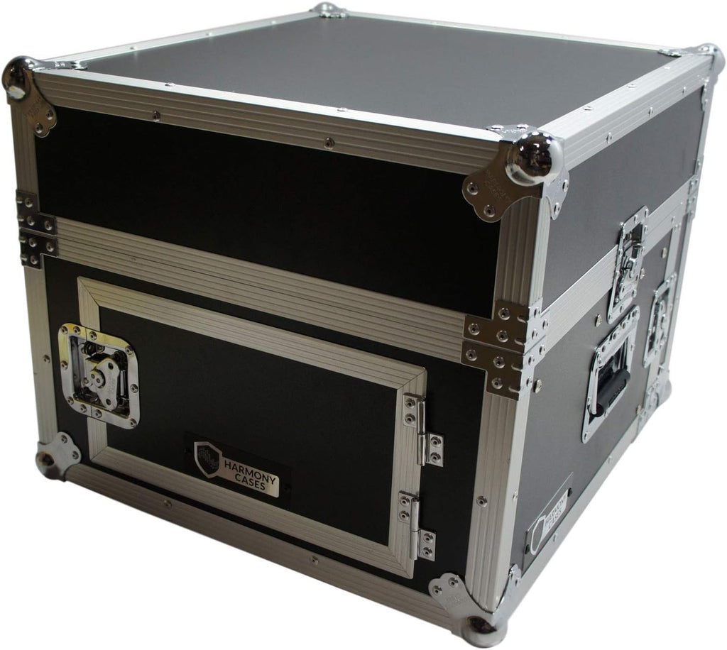 DJ Laptop Glide 10U Slant Top 6U Vertical Rack Case S943